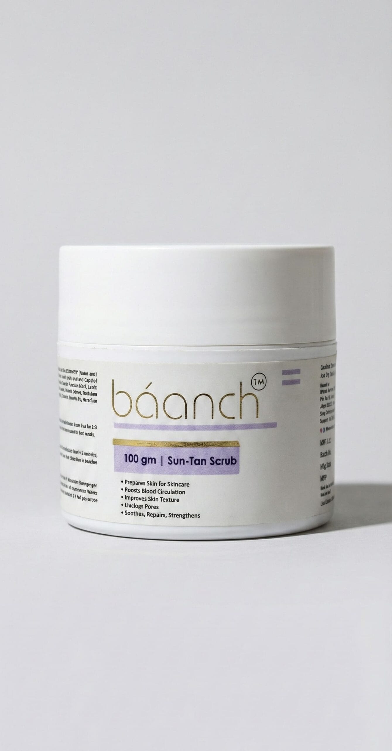 Baanch D-Tan Scrub | best Kojic Acid & Arbutin Tan Removal Face Scrub -100 gm