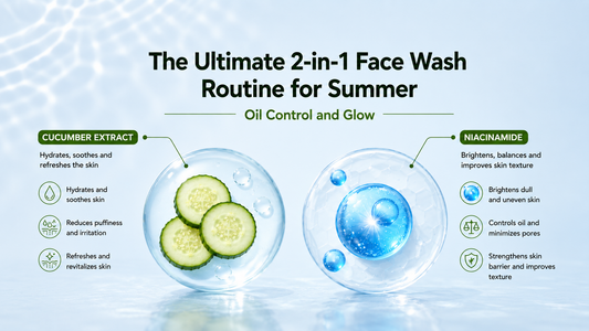 The Ultimate 2-in-1 Face Wash Routine for Summer Oil Control and Glow