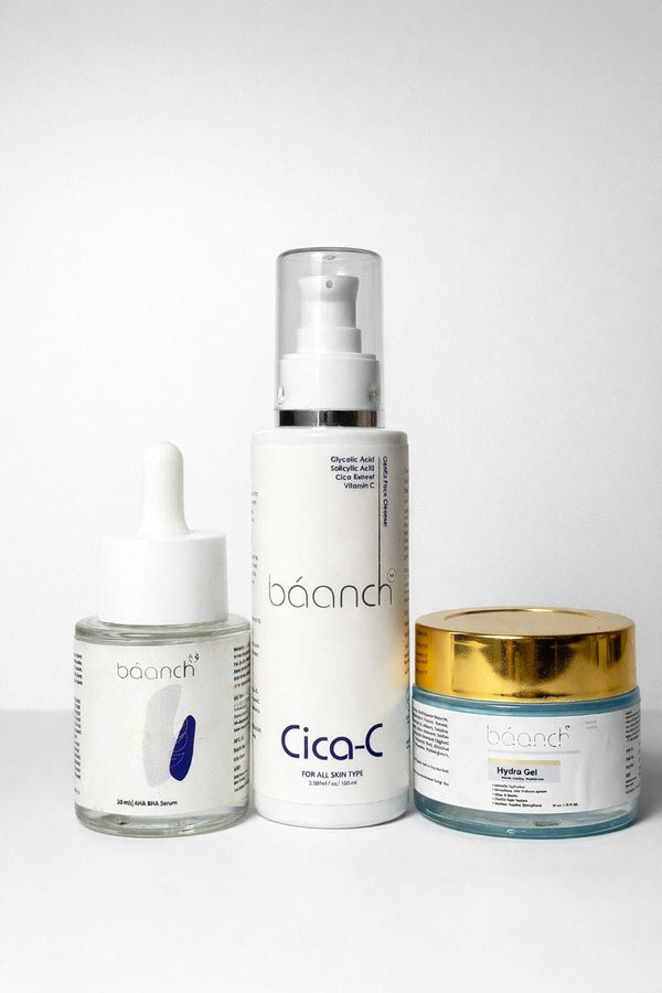 Baanch Acne & Pore Clear Combo for Blackheads, Oil Control