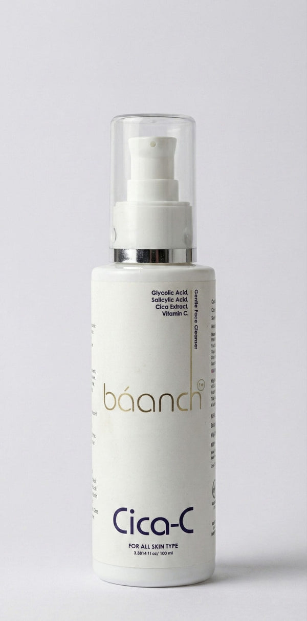 Baanch Cica-C face cleanser for acne-prone and pore-clogged skin